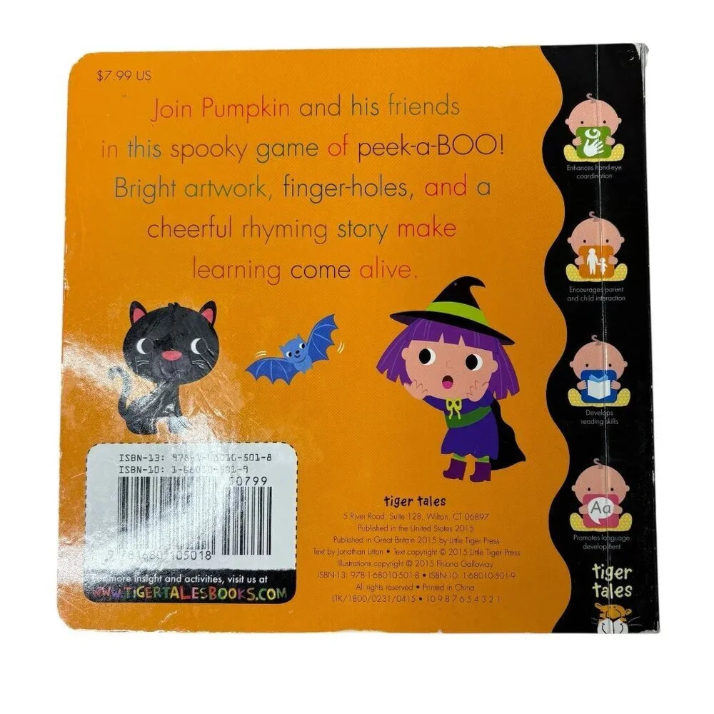 Halloween Board Book Bundle Toddler Baby October Fall Spooky
